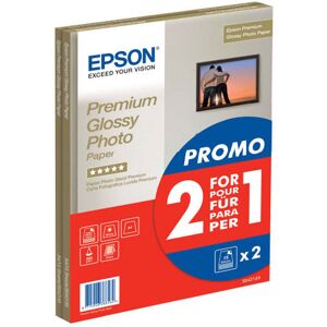 Epson Premium Glossy Photo Paper BOGOF - glanzend fotopapier - 15 vel(len) Epson Premium Glossy Photo Paper BOGOF - glanzend fotopapier - 15 vel(len)