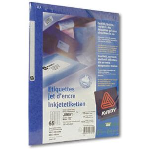 Avery Dennison Avery - A4 (210 x 297 mm) 12 stuks 65 etiketten Avery Dennison Avery - A4 (210 x 297 mm) 12 stuks 65 etiketten