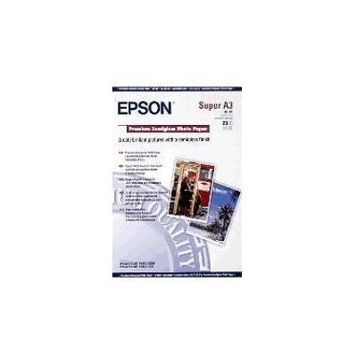 Epson Premium Semigloss Photo Paper - Semi-glans - A3 plus (329 x 423 mm) 20 vel(len) fotopapier - voor SureColor P5000, SC-P700, P7500, P900, T2100, T3100, T3400, T3405, T5100, T5400, T5405 Epson Premium Semigloss Photo Paper - Semi-glans - A3 plus (329 x 423 mm) 20 vel(len) fotopapier - voor SureColor P5000, SC-P700, P7500, P900, T2100, T3100, T3400, T3405, T5100, T5400, T5405