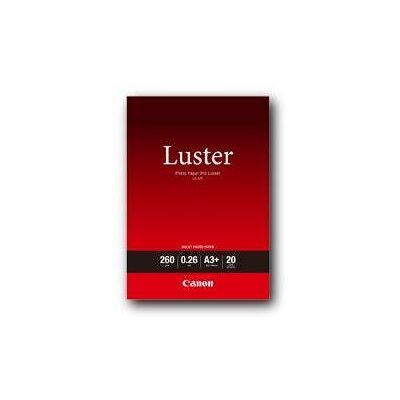 Canon Photo Paper Pro Luster LU-101 - Glans - 260 micron - A3 plus (329 x 423 mm) - 260 g/m² - 20 vel(len) fotopapier - voor PIXMA PRO-1, PRO-10, PRO-100 Canon Photo Paper Pro Luster LU-101 - Glans - 260 micron - A3 plus (329 x 423 mm) - 260 g/m² - 20 vel(len) fotopapier - voor PIXMA PRO-1, PRO-10, PRO-100