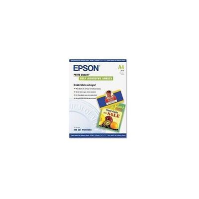 Epson Photo Quality Self Adhesive Sheets - Zelf-klevende laag - A4 (210 x 297 mm) - 167 g/m² - 10 stuks vellen - voor Expression Home HD XP-15000; Expression Premium XP-540, 6000, 6005, 900 Epson Photo Quality Self Adhesive Sheets - Zelf-klevende laag - A4 (210 x 297 mm) - 167 g/m² - 10 stuks vellen - voor Expression Home HD XP-15000; Expression Premium XP-540, 6000, 6005, 900