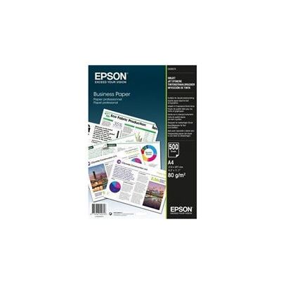 Epson Business Paper - A4 (210 x 297 mm) - 80 g/m² - 500 vel(len) gewoon papier - voor EcoTank ET-2850, 2851, 2856, 4850, L6460, L6490; WorkForce Pro RIPS WF-C879, WF-C5790 Epson Business Paper - A4 (210 x 297 mm) - 80 g/m² - 500 vel(len) gewoon papier - voor EcoTank ET-2850, 2851, 2856, 4850, L6460, L6490; WorkForce Pro RIPS WF-C879, WF-C5790