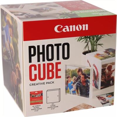 Canon PP-201 - Glanzend - groen - 130 x 130 mm 40 vel(len) fotopapier - voor MAXIFY GX5050, GX6550; PIXMA TS7750i, TS8750 Canon PP-201 - Glanzend - groen - 130 x 130 mm 40 vel(len) fotopapier - voor MAXIFY GX5050, GX6550; PIXMA TS7750i, TS8750