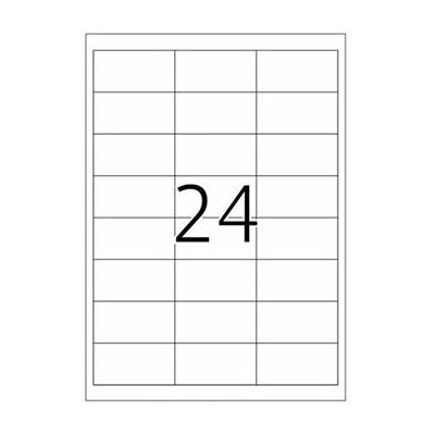 HERMA Special - Papier - mat - permanent zelf-klevend - gecoat - wit - 66 x 33.8 mm - 90 g/m² - 600 etiket(ten) (25 vel(len) x 24 labels bestandmappen HERMA Special - Papier - mat - permanent zelf-klevend - gecoat - wit - 66 x 33.8 mm - 90 g/m² - 600 etiket(ten) (25 vel(len) x 24 labels bestandmappen