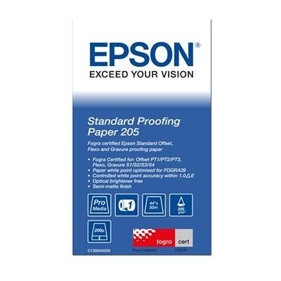 Epson Proofing Paper Standard - Rol (111,8 cm x 50 m) 1 rol(len) proefpapier - voor Stylus Pro 11880, Pro 98XX; SureColor SC-P10000, P20000, P8000, P9000, P9500, T7000, T7200 Epson Proofing Paper Standard - Rol (111,8 cm x 50 m) 1 rol(len) proefpapier - voor Stylus Pro 11880, Pro 98XX; SureColor SC-P10000, P20000, P8000, P9000, P9500, T7000, T7200