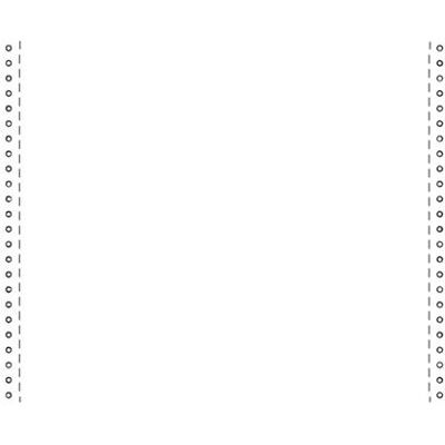 Sigel DIN-Computer paper - Geperforeerd - 304.8 x 375 mm - 60 g/m² - 2000 vel(len) gewoon papier Sigel DIN-Computer paper - Geperforeerd - 304.8 x 375 mm - 60 g/m² - 2000 vel(len) gewoon papier