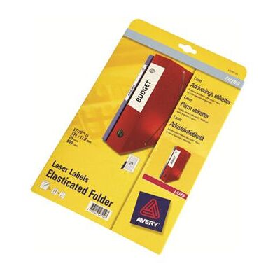 Avery Laser Filing Labels Eurofolio - 600 stuks etiketten voor de rugzijde Avery Laser Filing Labels Eurofolio - 600 stuks etiketten voor de rugzijde