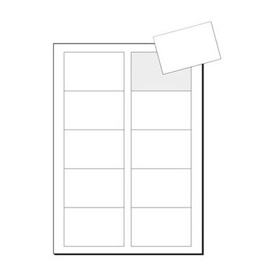 Sigel LP802 - Felwit - 85 x 55 mm - 250 g/m² - 800 kaart(en) (80 vel(len) x 10 visitekaartjes Sigel LP802 - Felwit - 85 x 55 mm - 250 g/m² - 800 kaart(en) (80 vel(len) x 10 visitekaartjes