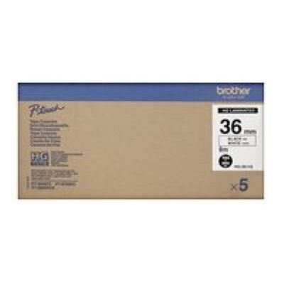 Brother HGE261V5 - gelamineerde tape - 5 rol(len) Brother HGE261V5 - gelamineerde tape - 5 rol(len)