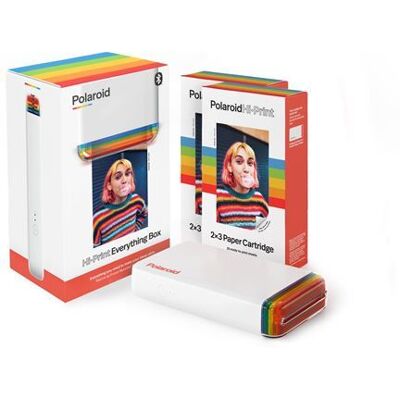 Polaroid Hi-Print Wit + 40 vellen Draagbare printerkoffer Polaroid Hi-Print Wit + 40 vellen Draagbare printerkoffer