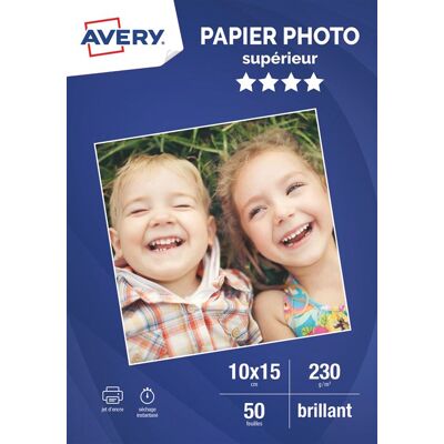 Avery Dennison Avery Photo paper A6 Glossy 50 vellen 230g / m² Avery Dennison Avery Photo paper A6 Glossy 50 vellen 230g / m²