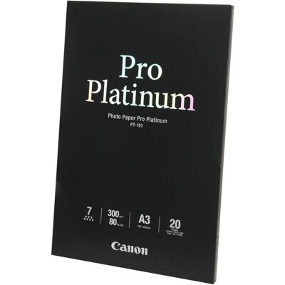 CANON PT-101 A3 PHOTO PRO PLATINUM 300G 20SH CANON PT-101 A3 PHOTO PRO PLATINUM 300G 20SH