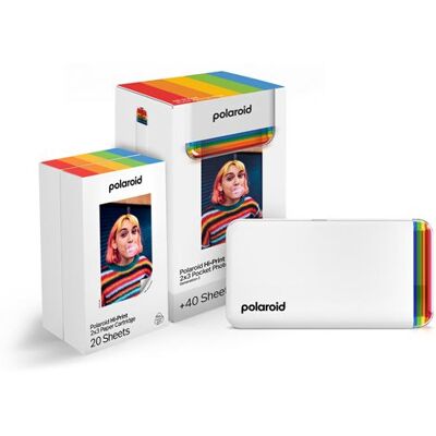 Polaroid Printer box Hi-Print Everything Box Generatie 2 + 40 vellen Wit Polaroid Printer box Hi-Print Everything Box Generatie 2 + 40 vellen Wit