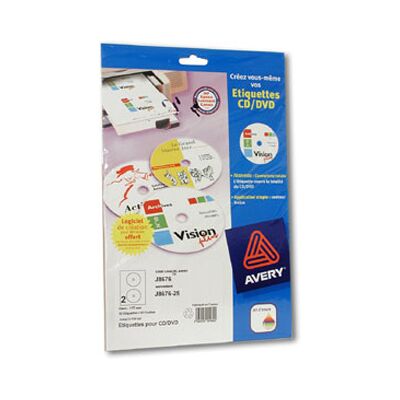 Avery Dennison Avery - CD/DVD-etiketten - 12 stuks Avery Dennison Avery - CD/DVD-etiketten - 12 stuks