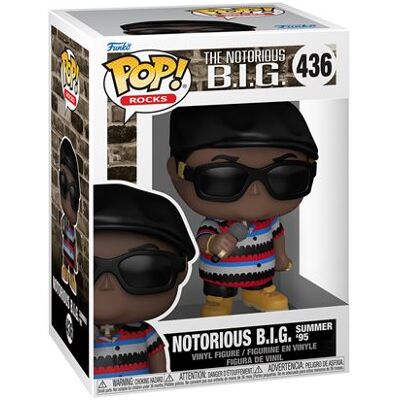 Funko Pop Rocks Notorius B.I.G Summer '95 Funko Pop Rocks Notorius B.I.G Summer '95