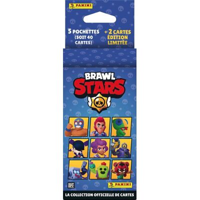 Panini Brawl Stars-verzamelkaarten Blisterverpakking met 5 zakjes en 2 kaarten Limited Edition Panini Brawl Stars-verzamelkaarten Blisterverpakking met 5 zakjes en 2 kaarten Limited Edition