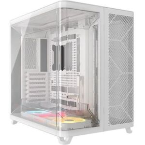 CORSAIR iCUE LINK AIR 5400 LX-R RGB - Mid tower - uitgebreide ATX - zijpaneel met raam (gehard glas) - geen voeding (ATX) - wit - USB/Audio CORSAIR iCUE LINK AIR 5400 LX-R RGB - Mid tower - uitgebreide ATX - zijpaneel met raam (gehard glas) - geen voeding (ATX) - wit - USB/Audio