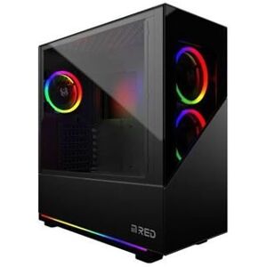 MRED - ATX Gaming PC-behuizing - Zwart RGB Elite MRED - ATX Gaming PC-behuizing - Zwart RGB Elite