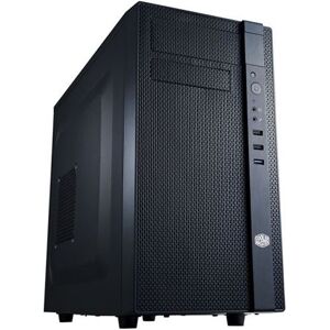 Cooler Master N200 - Towermodel - mini ITX / micro ATX - geen voeding (ATX / PS/2) - nachtzwart - USB/Audio Cooler Master N200 - Towermodel - mini ITX / micro ATX - geen voeding (ATX / PS/2) - nachtzwart - USB/Audio