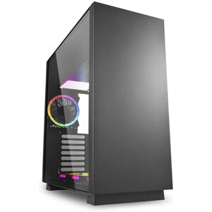 Sharkoon PURE STEEL - Towermodel - uitgebreide ATX - geen voeding - USB/Audio Sharkoon PURE STEEL - Towermodel - uitgebreide ATX - geen voeding - USB/Audio