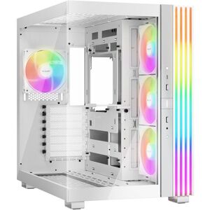 be quiet! Light Base 600 LX - Midi-toren - ATX - zijpaneel met raam (glas) - geen voeding (ATX / PS/2) - wit - USB/Audio be quiet! Light Base 600 LX - Midi-toren - ATX - zijpaneel met raam (glas) - geen voeding (ATX / PS/2) - wit - USB/Audio