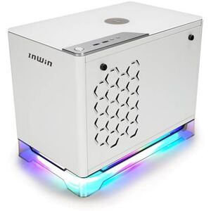 IN WIN A1 Plus - Towermodel - mini ITX - zijpaneel met raam (gehard glas) 650 Watt - wit - USB/Audio IN WIN A1 Plus - Towermodel - mini ITX - zijpaneel met raam (gehard glas) 650 Watt - wit - USB/Audio