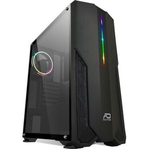 Suza Advance Phoenix 8900A - Towermodel - ATX - zwart - USB/Audio Suza Advance Phoenix 8900A - Towermodel - ATX - zwart - USB/Audio
