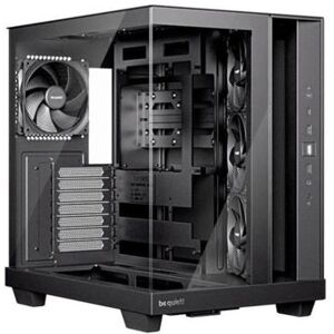 be quiet! Light Base 500 - Midi-toren - ATX - zijpaneel met raam (glas) - geen voeding (ATX / PS/2) - zwart - USB/Audio be quiet! Light Base 500 - Midi-toren - ATX - zijpaneel met raam (glas) - geen voeding (ATX / PS/2) - zwart - USB/Audio