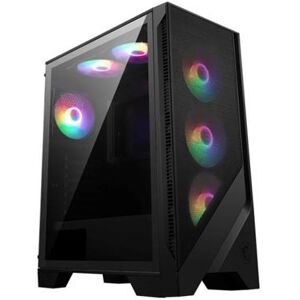 MSI MAG FORGE 120A AIRFLOW - Mid tower - ATX - zijpaneel met raam (gehard glas) - geen voeding (ATX) - USB/Audio MSI MAG FORGE 120A AIRFLOW - Mid tower - ATX - zijpaneel met raam (gehard glas) - geen voeding (ATX) - USB/Audio