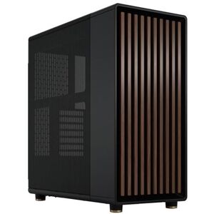 Fractal Design North - Mid tower - ATX - zijpaneel met raam (getint glas) - geen voeding (ATX) - houtskoolzwart - USB/Audio Fractal Design North - Mid tower - ATX - zijpaneel met raam (getint glas) - geen voeding (ATX) - houtskoolzwart - USB/Audio