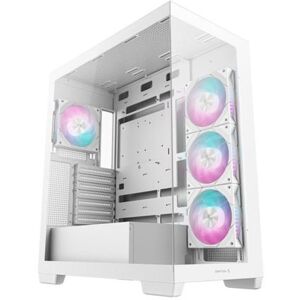 DeepCool Gaming PC-behuizing CG580 4F mid-tower wit ARGB met zijpaneel van staal DeepCool Gaming PC-behuizing CG580 4F mid-tower wit ARGB met zijpaneel van staal