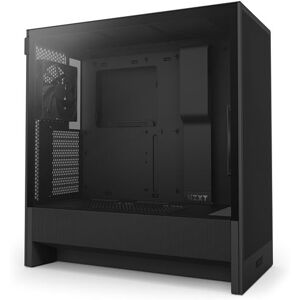 NZXT PC-behuizing H5 FLOW Mid-tower Zwart met zijpaneel van gehard glas NZXT PC-behuizing H5 FLOW Mid-tower Zwart met zijpaneel van gehard glas
