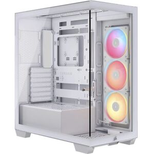 Corsair Gaming PC-behuizing 3500X LX-R Mid-tower Wit RGB iCUE LINK met zijpaneel van gehard glas Corsair Gaming PC-behuizing 3500X LX-R Mid-tower Wit RGB iCUE LINK met zijpaneel van gehard glas