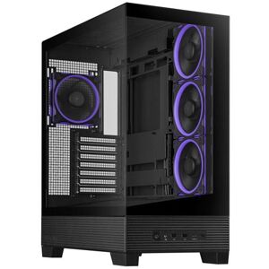 Asus PC-behuizing A31 PLUS Mid-tower Zwart ARGB met zijpaneel en voorkant van gehard glas Asus PC-behuizing A31 PLUS Mid-tower Zwart ARGB met zijpaneel en voorkant van gehard glas