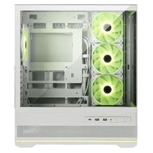 MSI Gaming PC-behuizing MAG PANO 110R PZ Mid-tower Wit ARGB met zijpaneel van gehard glas MSI Gaming PC-behuizing MAG PANO 110R PZ Mid-tower Wit ARGB met zijpaneel van gehard glas