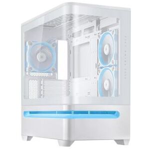 ASUS Prime AP202 - microATX-toren - zijpaneel met raam (gehard glas) - geen voeding - USB/Audio ASUS Prime AP202 - microATX-toren - zijpaneel met raam (gehard glas) - geen voeding - USB/Audio