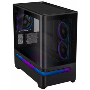 ASUS Prime AP202 - microATX-toren - zijpaneel met raam (gehard glas) - geen voeding - USB/Audio ASUS Prime AP202 - microATX-toren - zijpaneel met raam (gehard glas) - geen voeding - USB/Audio