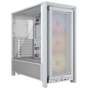 Corsair PC-behuizing FRAME 4000D RS Mid-tower Wit ARGB met zijpaneel van gehard glas Corsair PC-behuizing FRAME 4000D RS Mid-tower Wit ARGB met zijpaneel van gehard glas