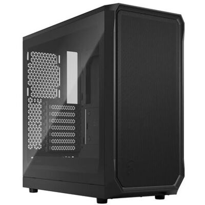 Fractal Design Focus 2 - Towermodel - Atx - Zijpaneel Met Raam (gehard Glas) - Geen Voeding (atx) - Zwart Tg Heldere Tint - Usb/audio Fractal Design Focus 2 - Towermodel - Atx - Zijpaneel Met Raam (gehard Glas) - Geen Voeding (atx) - Zwart Tg Heldere Tint - Usb/audio