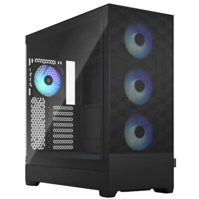 Fractal Design Pop Xl Air Rgb - Towermodel - Uitgebreide Atx - Geen Voeding (atx) - Zwart Tg Heldere Tint - Usb/audio Fractal Design Pop Xl Air Rgb - Towermodel - Uitgebreide Atx - Geen Voeding (atx) - Zwart Tg Heldere Tint - Usb/audio