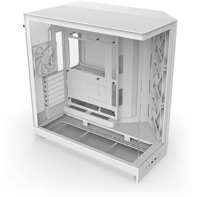 Nzxt Pc-behuizing H9 Flow Mid-tower Wit Met Zijpaneel En Voorkant Van Gehard Glas Nzxt Pc-behuizing H9 Flow Mid-tower Wit Met Zijpaneel En Voorkant Van Gehard Glas
