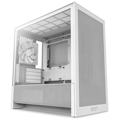 Nzxt Pc-behuizing H3 Flow Mini-tower Zwart Met Zijpaneel Van Gehard Glas Nzxt Pc-behuizing H3 Flow Mini-tower Zwart Met Zijpaneel Van Gehard Glas