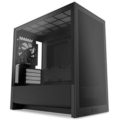 Nzxt Pc-behuizing H3 Flow Mini-tower Wit Met Zijpaneel Van Gehard Glas Nzxt Pc-behuizing H3 Flow Mini-tower Wit Met Zijpaneel Van Gehard Glas
