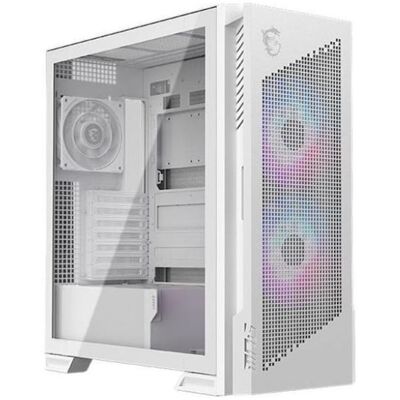 Msi Gaming Pc-behuizing Mpg Velox 300r Pz Mid-tower Wit Argb Met Zijpaneel Van Gehard Glas Msi Gaming Pc-behuizing Mpg Velox 300r Pz Mid-tower Wit Argb Met Zijpaneel Van Gehard Glas