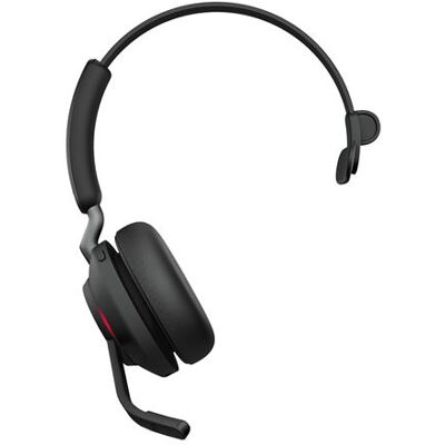 Jabra Evolve2 65 MS Mono - Headset - op oor - omkeerbaar - Bluetooth - draadloos - USB-A - ruisisolatie - zwart - gecertificeerd voor Microsoft Teams Jabra Evolve2 65 MS Mono - Headset - op oor - omkeerbaar - Bluetooth - draadloos - USB-A - ruisisolatie - zwart - gecertificeerd voor Microsoft Teams