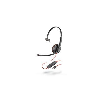 Plantronics Poly Blackwire C3210 USB-A - 3200 Series - headset - op oor - met bekabeling - USB Plantronics Poly Blackwire C3210 USB-A - 3200 Series - headset - op oor - met bekabeling - USB