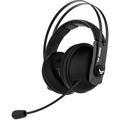 ASUS TUF Gaming H7 Wireless - Headset - over oor - 2,4 GHz - draadloos - grijs ASUS TUF Gaming H7 Wireless - Headset - over oor - 2,4 GHz - draadloos - grijs