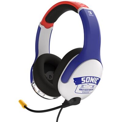 Pdp Bedrade Headset NSW Realmz AirlitePlus Sonic voor Nintendo Switch en Nintendo Switch OLED Model Wit en Blauw Pdp Bedrade Headset NSW Realmz AirlitePlus Sonic voor Nintendo Switch en Nintendo Switch OLED Model Wit en Blauw