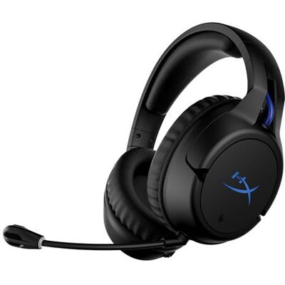 HyperX Cloud Flight draadloze gaming headset voor PS5 en PS4 Zwart en blauw HyperX Cloud Flight draadloze gaming headset voor PS5 en PS4 Zwart en blauw
