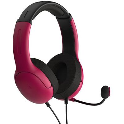 Bedrade headset Pdp Airlite Rood voor Sony PS5- en PS4-console Bedrade headset Pdp Airlite Rood voor Sony PS5- en PS4-console